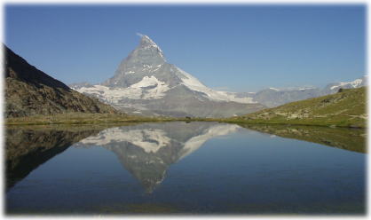 逆さマッターホルン